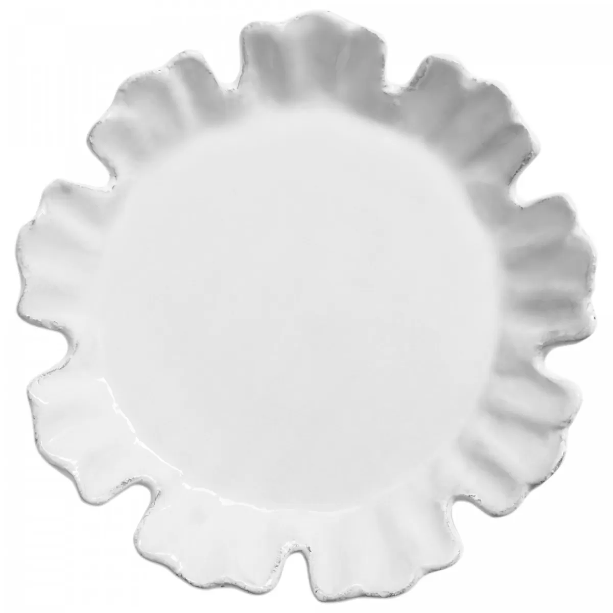 Astier de Villatte Assiettes>Assiette A Dessert Chou A 9 Petales