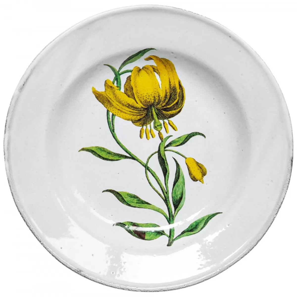 Astier de Villatte Assiettes>Assiette Creuse The Martagon