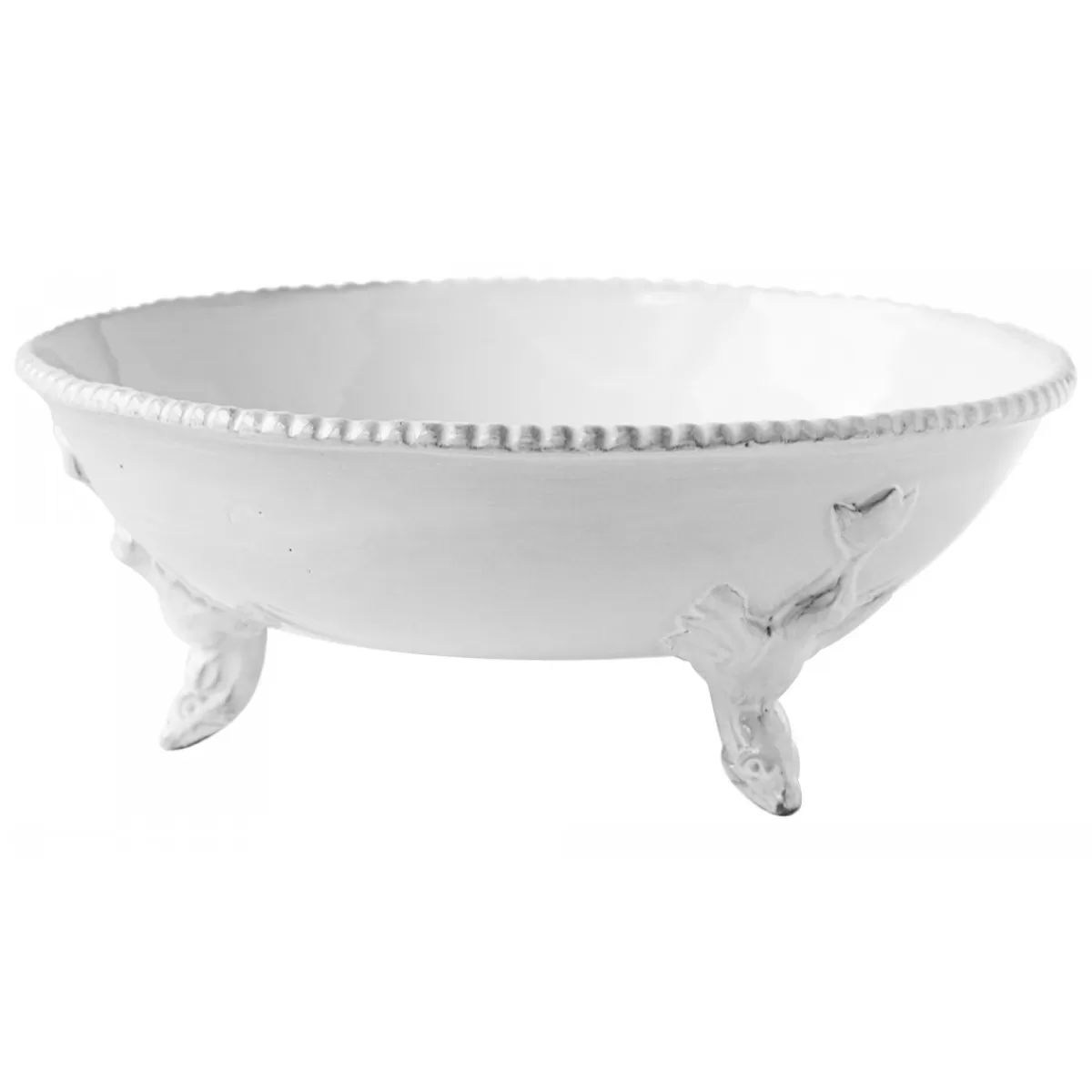 Astier de Villatte Plats, Saladiers & Coupes>Legumier Decouvert Dragon